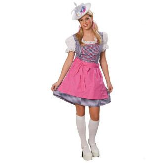 Kostýmy na karneval - Dirndl modrý