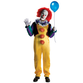 Kostýmy na karneval - Pennywise Deluxe kostým s maskou a vlasy